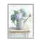 Stupell Industries Blue Hydrangeas in Watering Can Soft Floral Painting Framed Wall Art